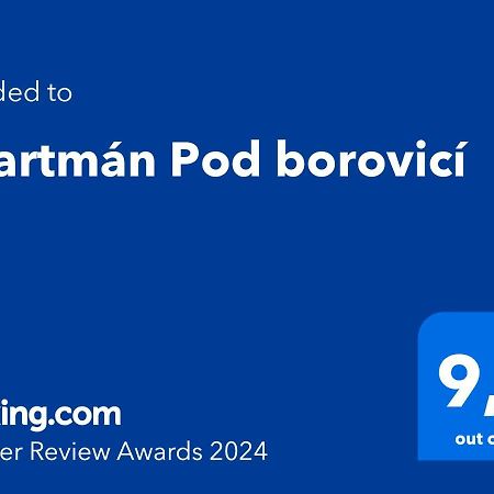 Apartman Pod Borovici Kovalovice Экстерьер фото